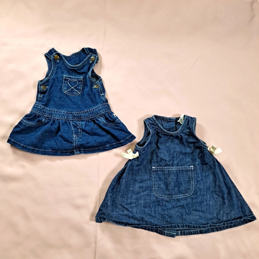Beautiful gently used jean dresses.